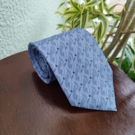 Gravata de Seda Azul - Imagem 2