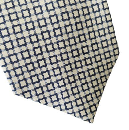 Gravata de Seda Off White - Imagem 2