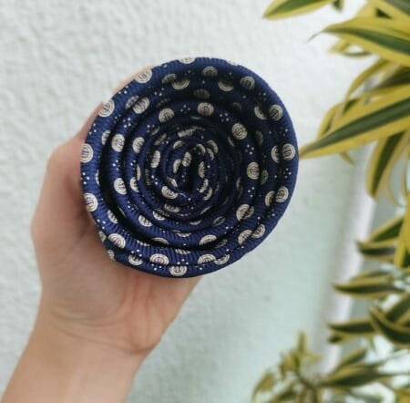 Gravata de Seda Azul - Imagem 2