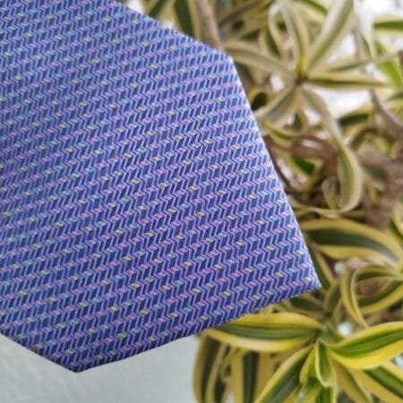 Gravata de Seda Azul - Imagem 2