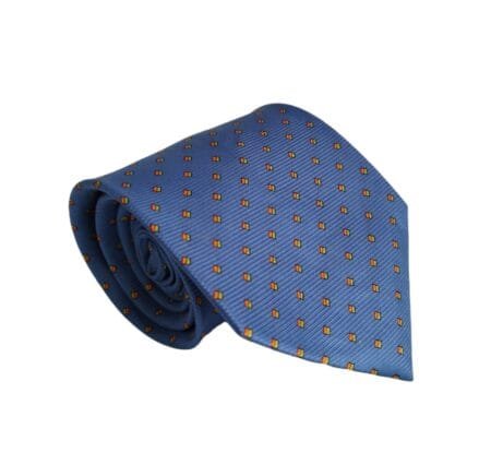 Gravata de Seda Azul