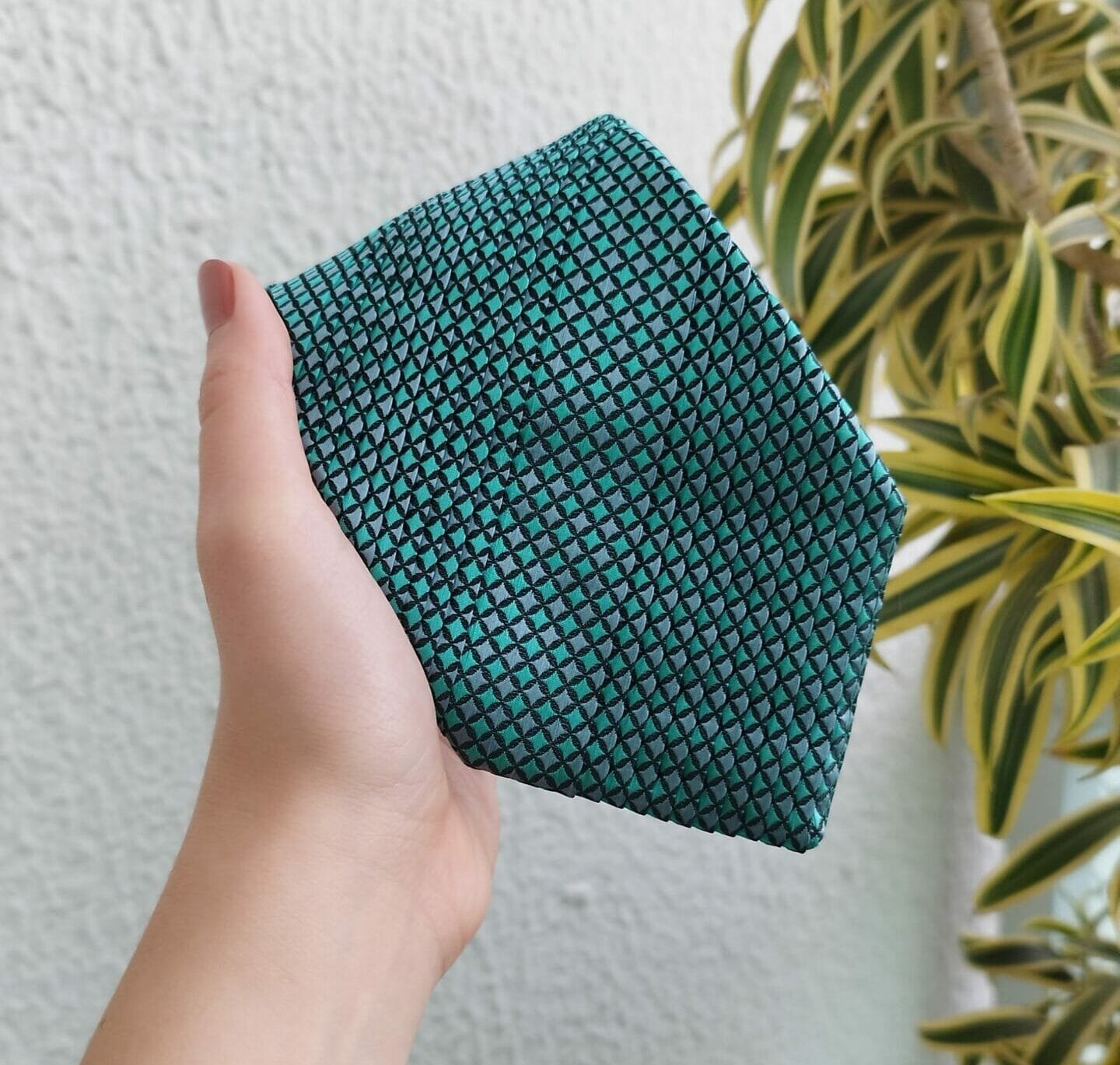 Gravata Drapeada Verde - Imagem 3