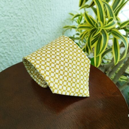 Gravata de Seda Off White - Imagem 2