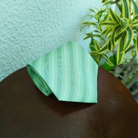 Gravata de Seda Verde - Imagem 3