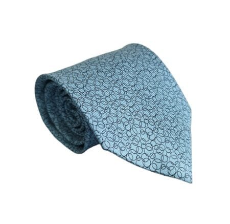 Gravata de Seda Azul