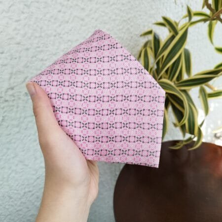 Gravata de Seda Rosa - Imagem 2