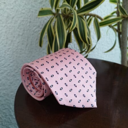 Gravata de Seda Rosa - Imagem 2
