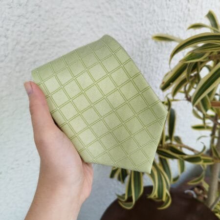 Gravata de Seda Verde - Imagem 2