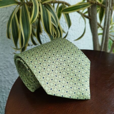 Gravata de Seda Verde - Imagem 2