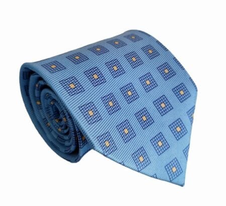 Gravata de Seda Azul