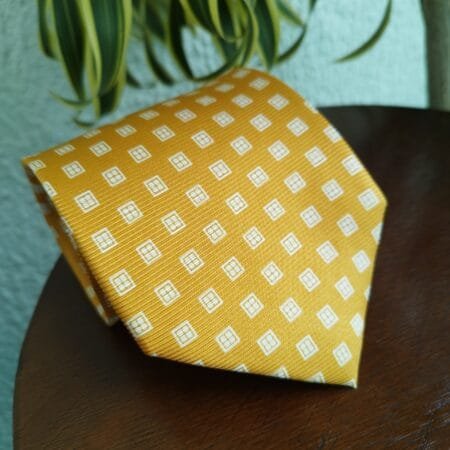 Gravata de Seda Laranja - Imagem 3
