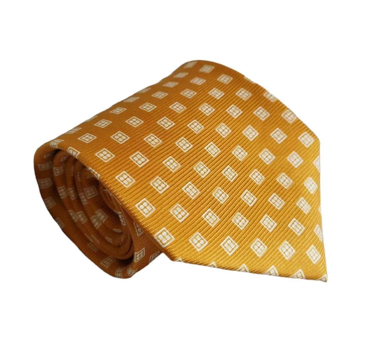 Gravata de Seda Laranja