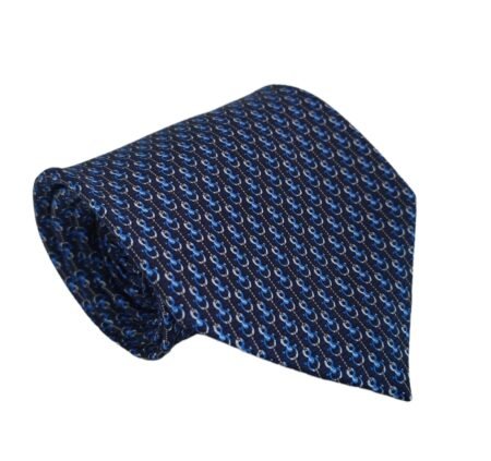Gravata de Seda Azul