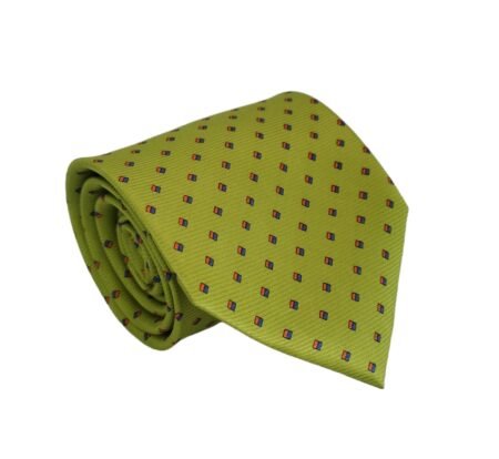 Gravata de Seda Verde