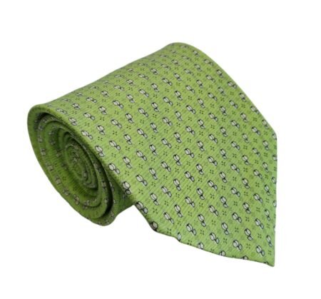 Gravata de Seda Verde