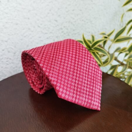 Gravata Drapeada Vermelha - Imagem 2