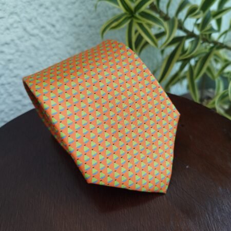 Gravata de Seda Laranja - Imagem 2