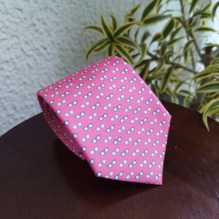 Gravata de Seda Rosa - Imagem 2