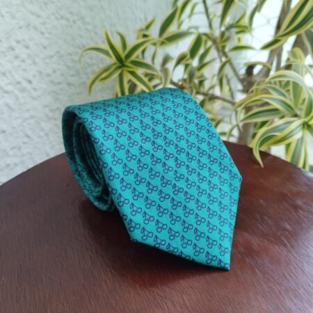 Gravata de Seda Verde - Imagem 2
