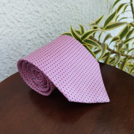 Gravata de Seda Rosa - Imagem 2