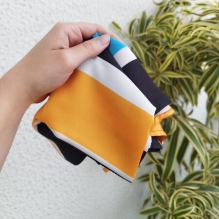 Lenço de Bolso de Cetim de Seda