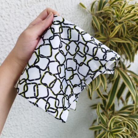 Lenço de Bolso de Cetim de Seda