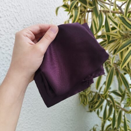 Lenço de Bolso de Cetim de Seda
