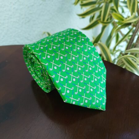 Gravata de Seda Verde - Imagem 2