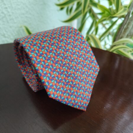 Gravata de Seda Laranja - Imagem 2