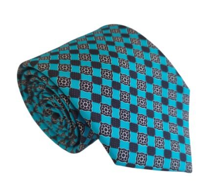 Gravata de Seda Azul