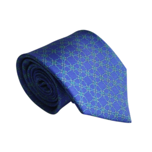 Gravata de Seda Azul