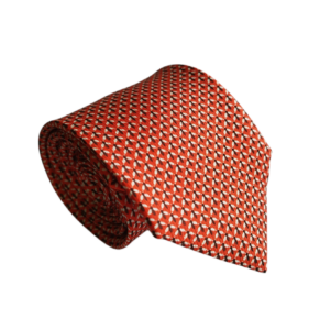 Gravata de Seda Laranja