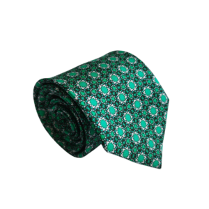 Gravata de Seda Verde