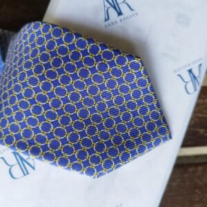 Gravata de Seda Azul