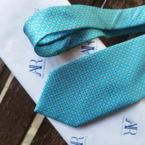 Gravata de Seda Azul