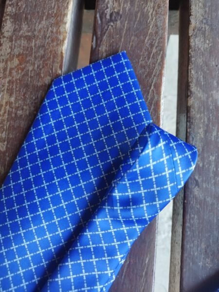 Gravata de Seda Azul - Imagem 2