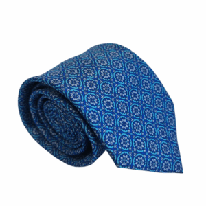 Gravata de Seda Azul