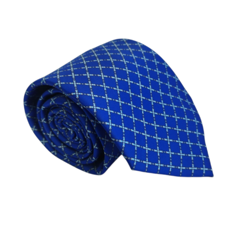 Gravata de Seda Azul