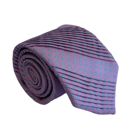 Gravata Drapeada Rosa