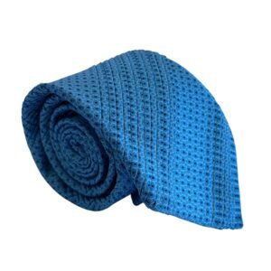 Gravata Drapeada Azul