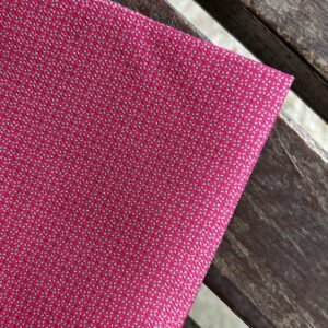 Lenço de Bolso de Seda Pura Fúcsia