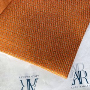 Lenço de Seda Pura Laranja