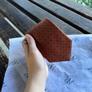Gravata de Seda Terracota