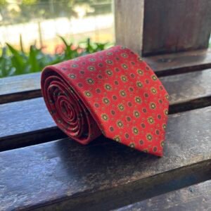 Gravata de Seda Vermelha