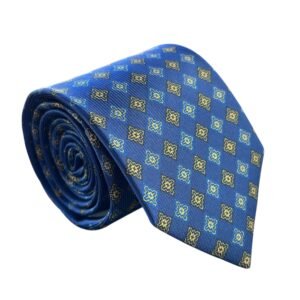 Gravata de Seda Azul Marinho