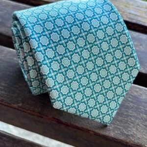 Gravata de Seda Azul Turquesa