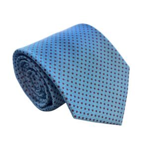 Gravata de Seda Azul